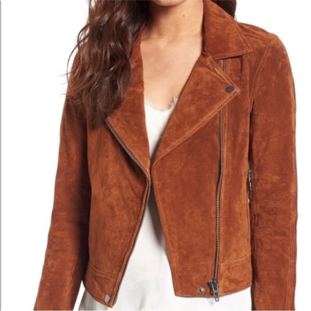 Blank NYC 100% Leather Moto Jacket